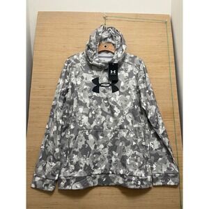 Under Armour Youth Pullover‎ Hoodie Camo Gray YXL Sweatshirt NWT